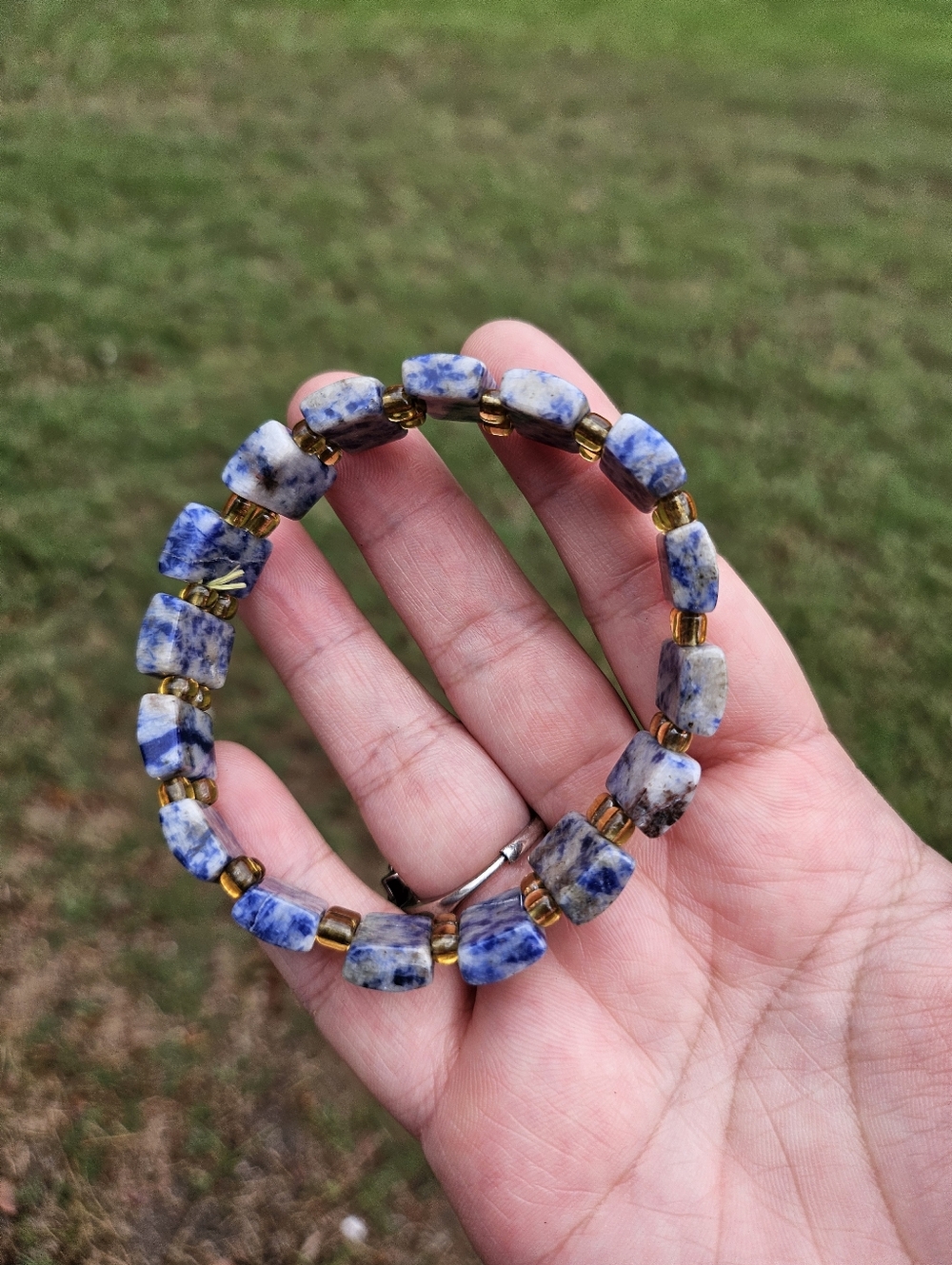 sodalite bangle - Picture 2 of 2